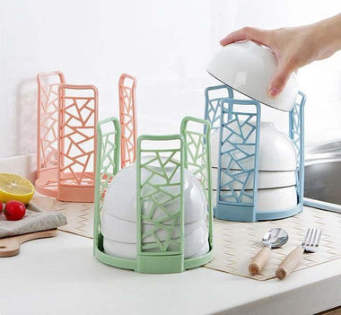 Bowls Draining Rack Holder