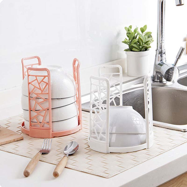 Bowls Draining Rack Holder