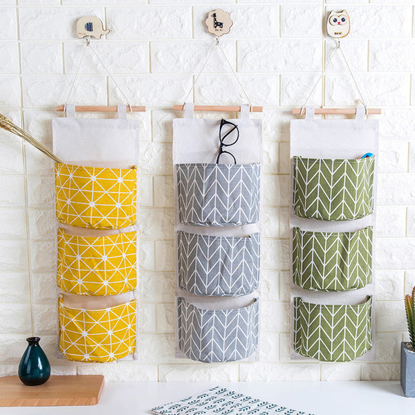 Vintage Pockets Wall Storage